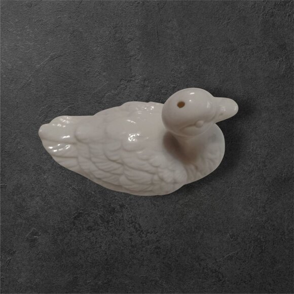 Vintage Shafford White Duck Salt & Pepper Shakers Ceramic 3" Collectible Kitchen - Picture 15 of 16